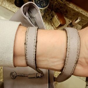 Michael Kors Purple Gray Laptop Tote-Large